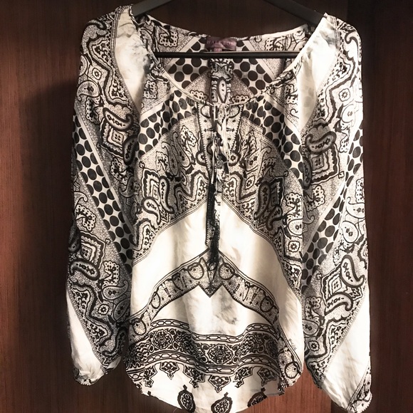 Hale Bob Tops - Hale Bob Silk Blouse